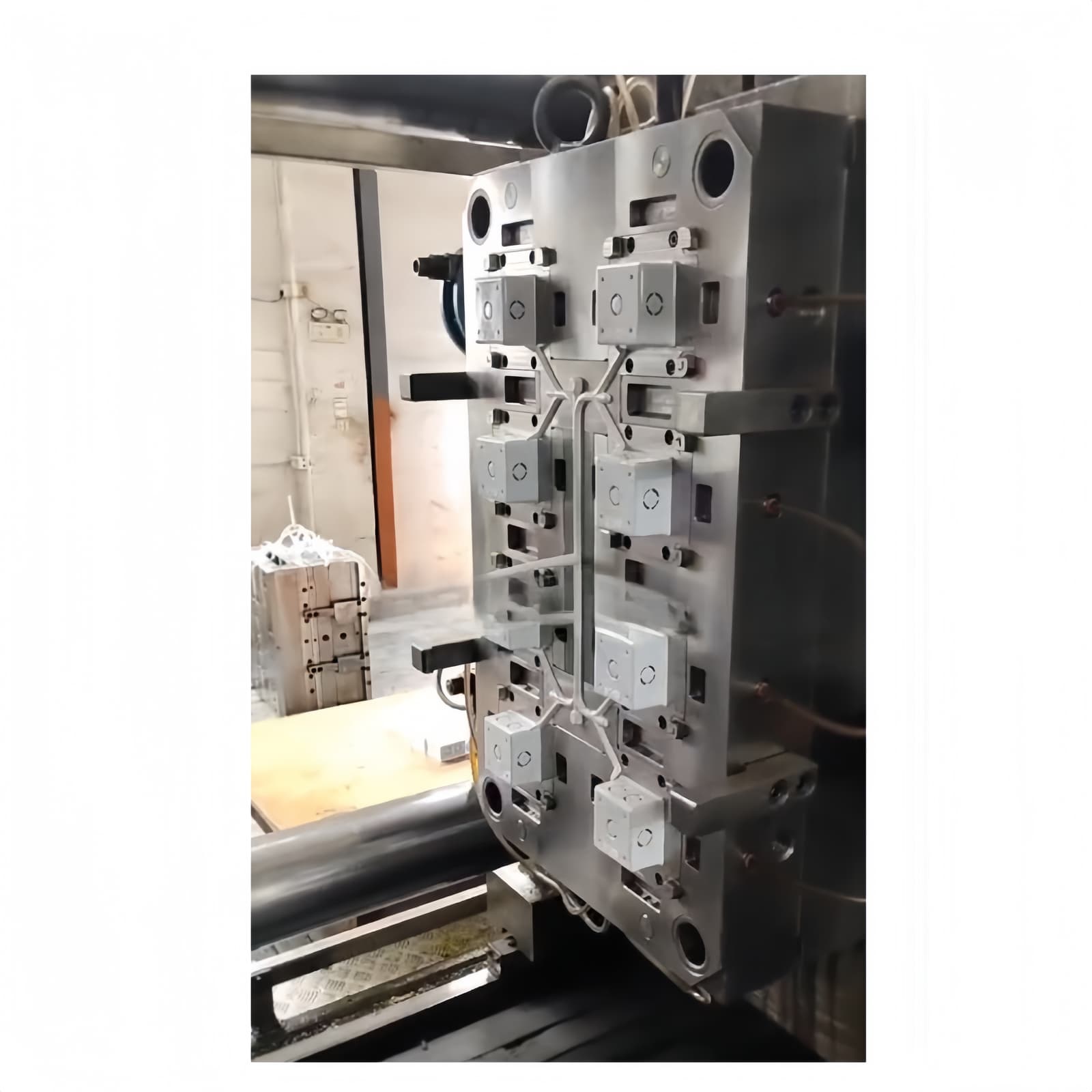Trial molding photo for Industrial Control Enclosure Mold
